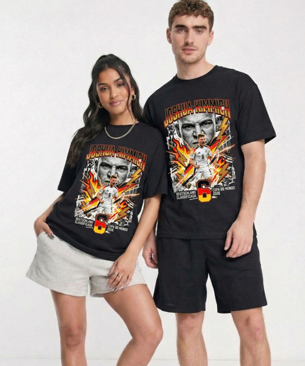 Joshua Kimmich #6 – T-Shirt Unisexe Fan Qualification Coupe du Monde 2026 Allemagne