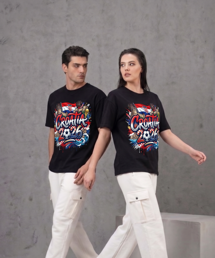 Croatia 2026 Graffiti Edition Soccer World Cup 2026 Unisex Fan T-Shirt