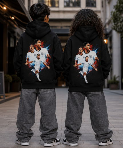 Jude Bellingham England Dynamic Roar Kids Fan Hoodie