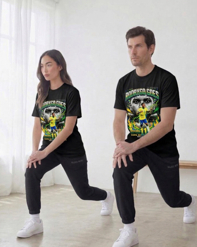 Rodrygo Goes #11 Brasil Copa Do Mundo Soccer World Cup 2026 Unisex Fan T-Shirt