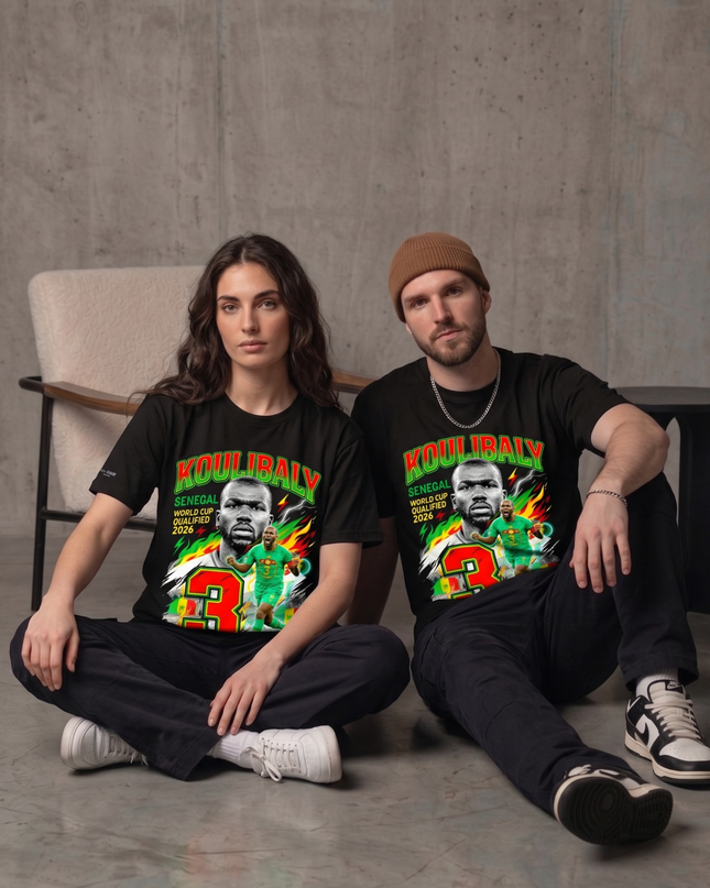 Koulibaly #3 Senegal World Cup Qualified 2026 Unisex Fan T-Shirt