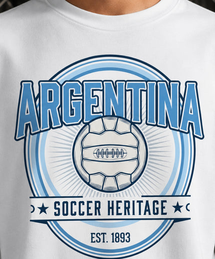 Argentina Soccer Heritage Est. 1893 Unisex Fan T-Shirt