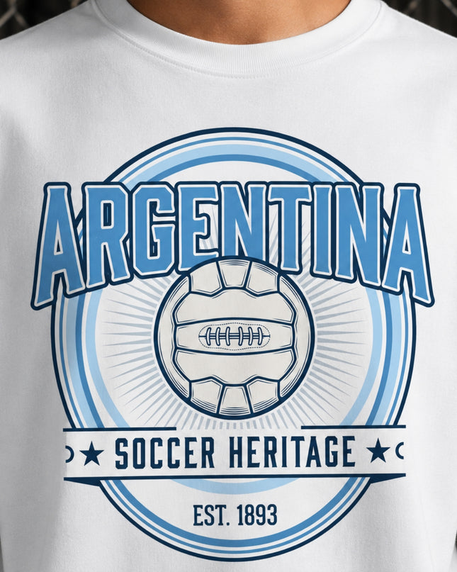 Argentina Soccer Heritage Est. 1893 Unisex Fan T-Shirt