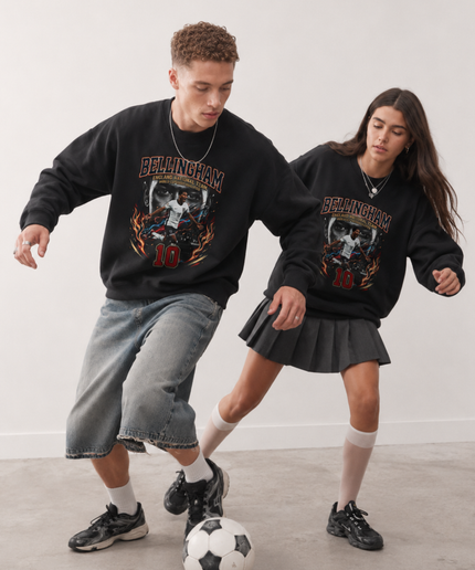 Jude Bellingham England National Team WC 2026 Fire Unisex Fan Crewneck