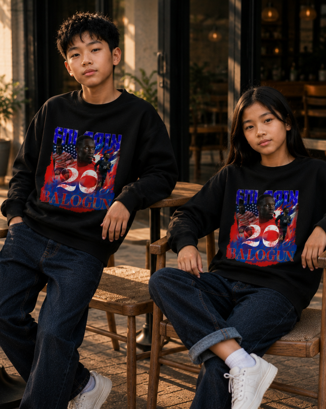 Folarin Balogun USA 2026 Kids Fan Crewneck