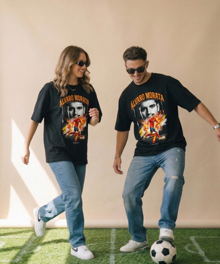 Álvaro Morata #7 – España Campeones Road to 2026 Unisex Fan T-Shirt