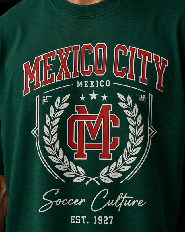 Mexico City MC Crest Soccer Culture Est. 1927 Kids Fan T-Shirt