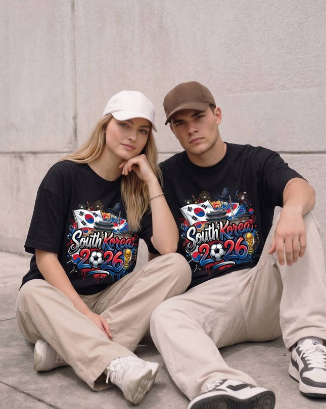 South Korea 2026 Graffiti Fiesta Soccer World Cup Unisex Fan T-Shirt