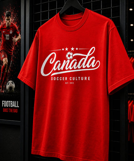 Canada Soccer Culture Est. 1912 Script Unisex Fan T-Shirt
