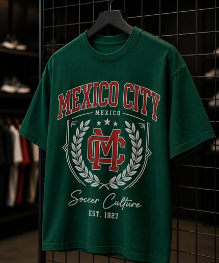 Mexico City MC Crest Soccer Culture Est. 1927 Unisex Fan T-Shirt