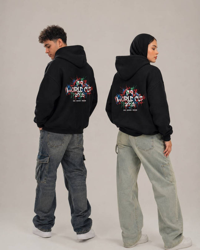 World Cup 2026 Graffiti Splash USA Canada Mexico Unisex Fan Hoodie