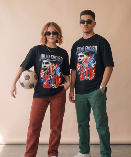 T-shirt Unisexe Fan Julio Enciso #10 Paraguay Coupe du Monde de Football 2026