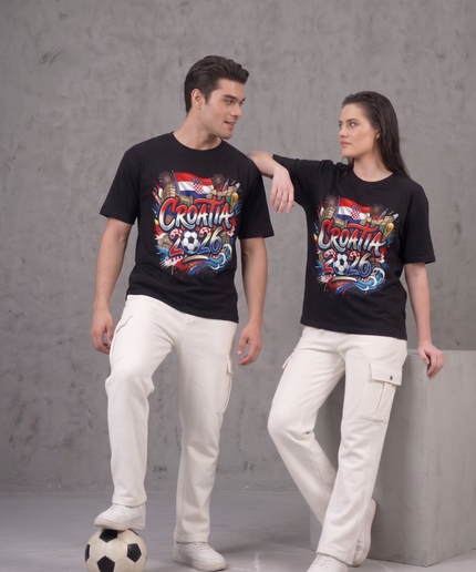 Croatia 2026 Graffiti Edition Soccer World Cup 2026 Unisex Fan T-Shirt
