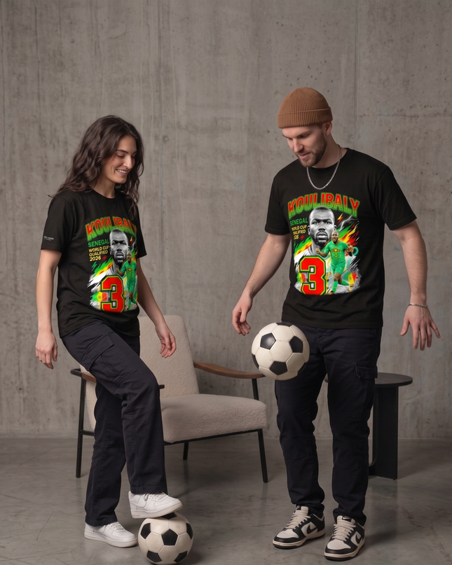 Koulibaly #3 Senegal World Cup Qualified 2026 Unisex Fan T-Shirt