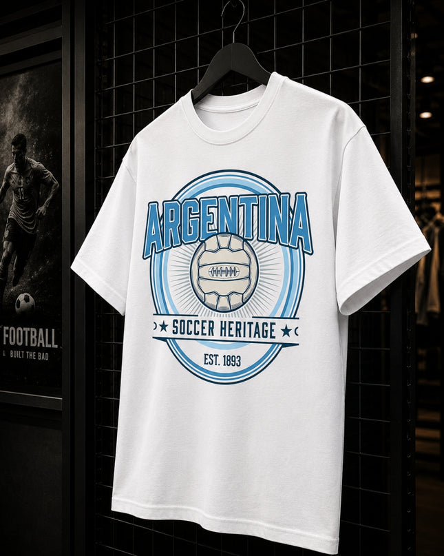 Argentina Soccer Heritage Est. 1893 Unisex Fan T-Shirt