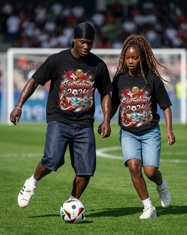 Switzerland 2026 Graffiti Heritage Edition Soccer World Cup Unisex Fan T-Shirt