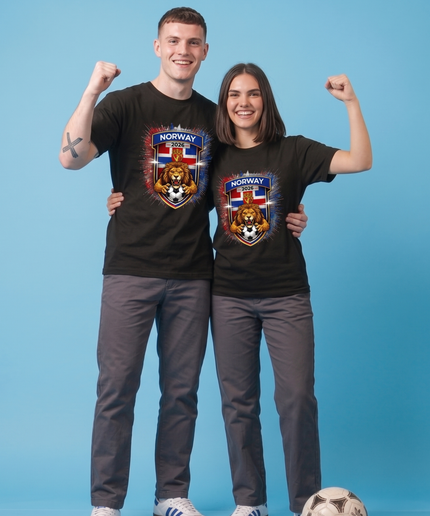 Norway 2026 World Cup Lion Crest Unisex Fan T-Shirt