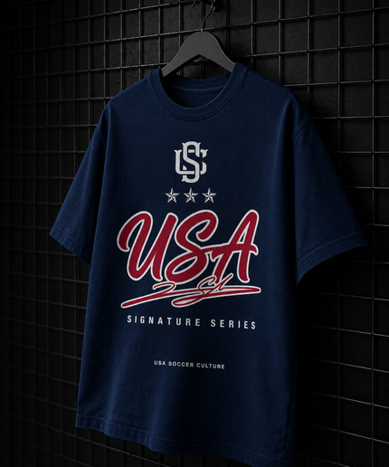 USA Signature Series Soccer Culture Kids Fan T-Shirt