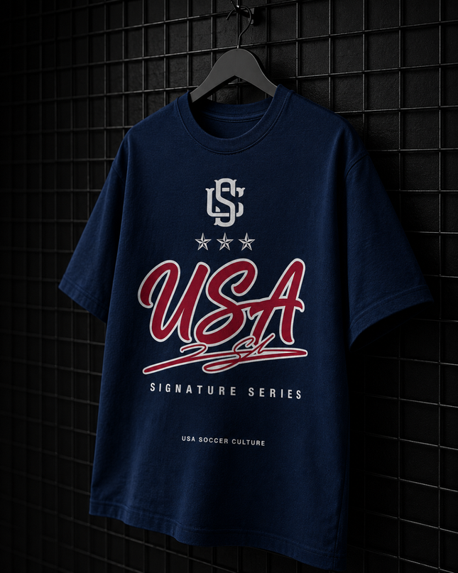 USA Signature Series Soccer Culture Kids Fan T-Shirt