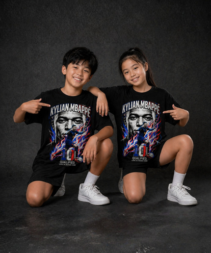 Kylian Mbappé France #10 Qualified Copa do Mundo 2026 Kids Fan T-Shirt