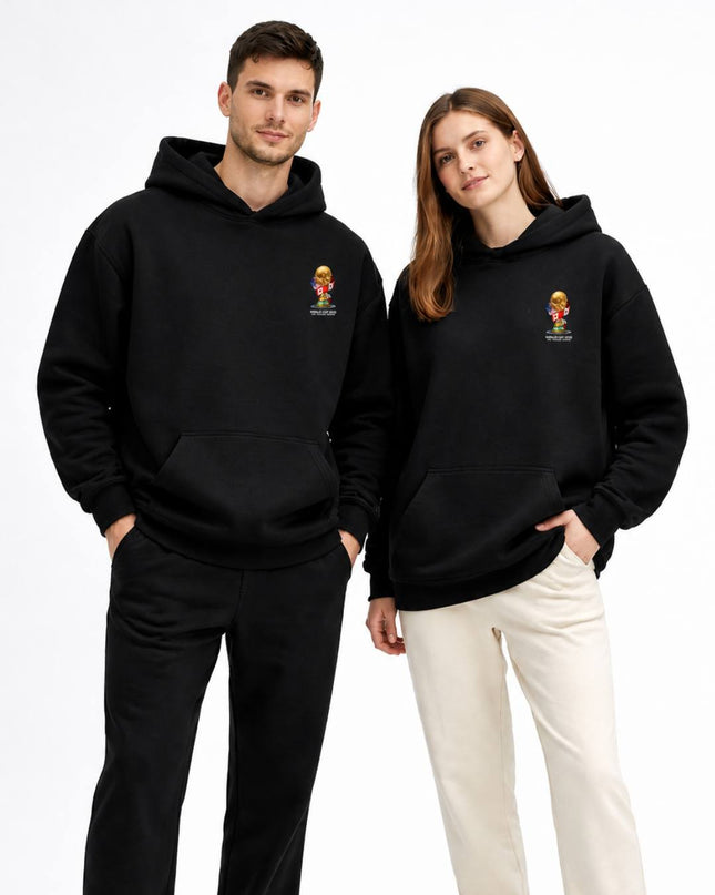 Lionel Messi Barcelona Champions Retro Unisex Fan Hoodie