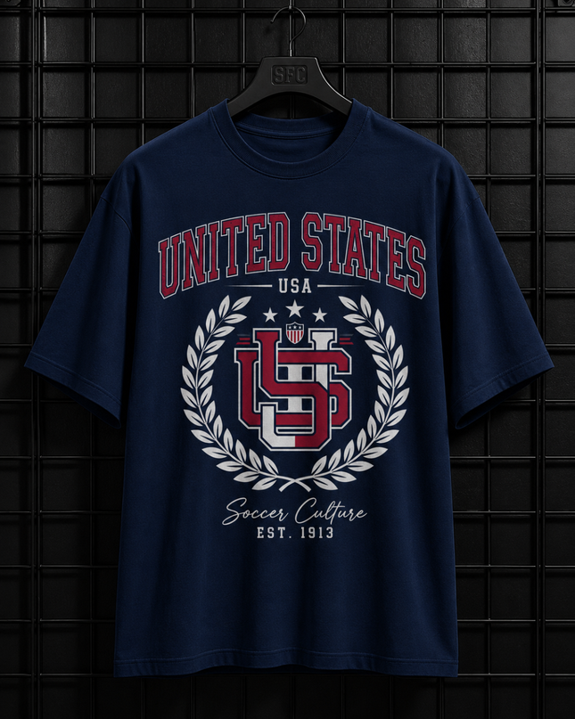 United States USA Soccer Culture Est. 1913 Kids Fan T-Shirt