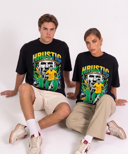Ajdin Hrustic #10 Australia National Team Soccer World Cup 2026 Unisex Fan T-Shirt