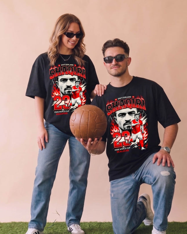 Xherdan Shaqiri #23 Switzerland 2026 World Cup Qualified Unisex Fan T-Shirt