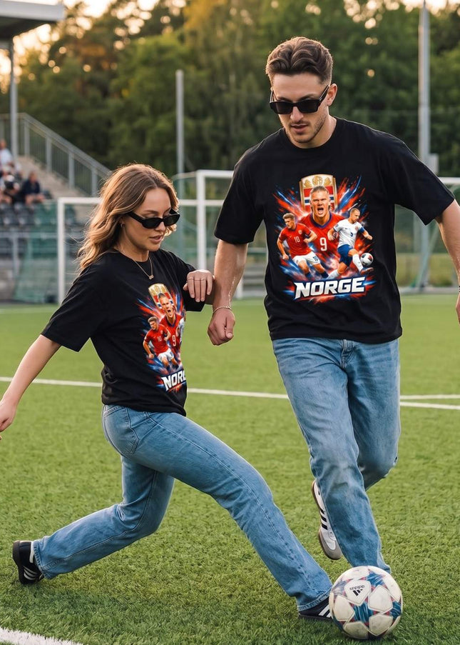 Erling Haaland #9 Norge NFF Squad Soccer World Cup 2026 Unisex Fan T-Shirt