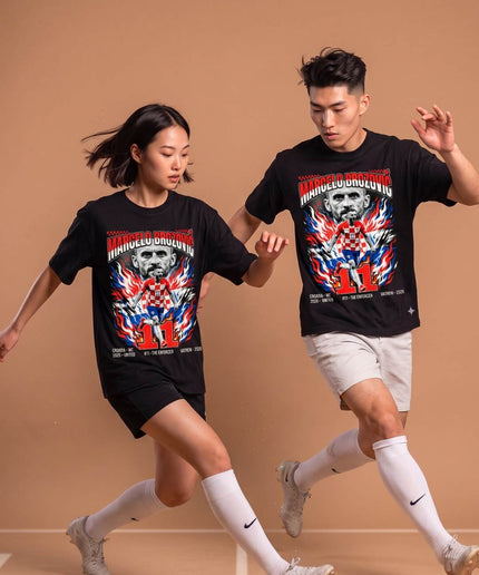 Marcelo Brozović #11 Croatia Vatreni The Enforcer Soccer World Cup 2026 Unisex Fan T-Shirt
