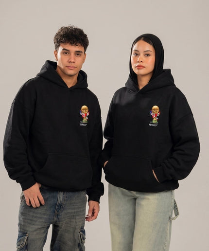 Cristiano Ronaldo El Bicho Real Madrid Blue Chrome Vintage Bootleg Collage Adult Fan Hoodie