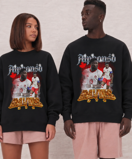 Alphonso Davies Canada 2026 Unisex Fan Crewneck
