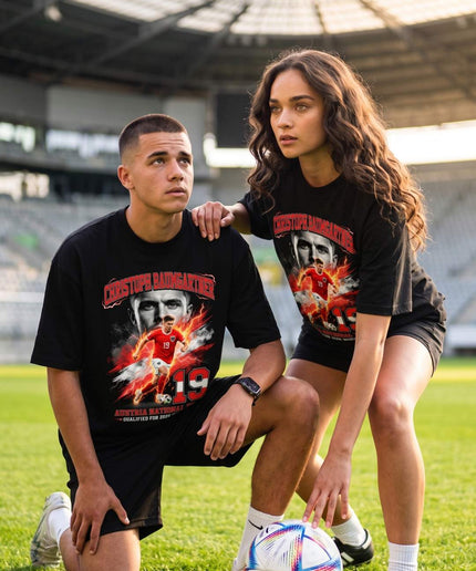 T-shirt Unisexe Fan Christoph Baumgartner #19 Autriche Équipe Nationale Football Coupe du Monde 2026 Qualifié