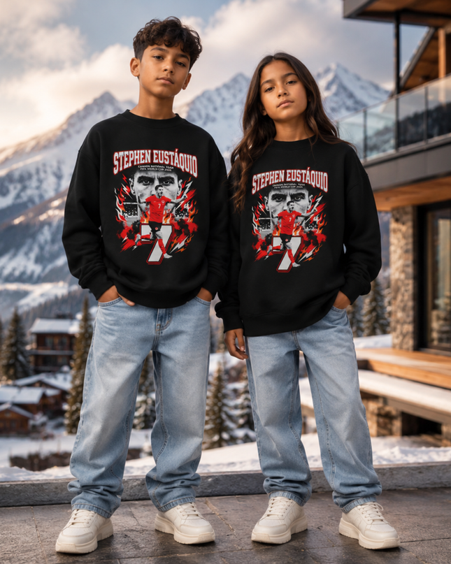 Stephen Eustáquio Canada 2026 Kids Fan Crewneck