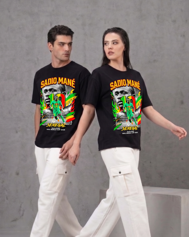 Sadio Mané #10 Senegal Qualified Soccer World Cup 2026 Unisex Fan T-Shirt
