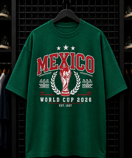 Mexico World Cup 2026 T-Shirt Green Detail
