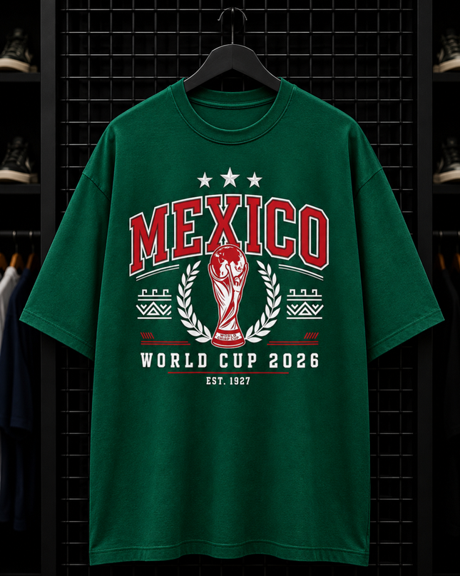 Mexico World Cup 2026 T-Shirt Green Detail