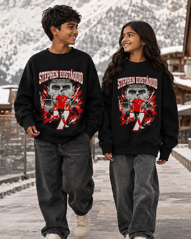 Stephen Eustáquio Canada 2026 Kids Fan Crewneck