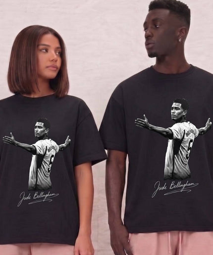 Jude Bellingham #5 England Legend Signature Dual Graphic Unisex Fan T-Shirt
