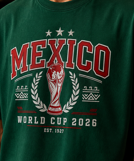 Mexico World Cup 2026 T-Shirt Green Lifestyle