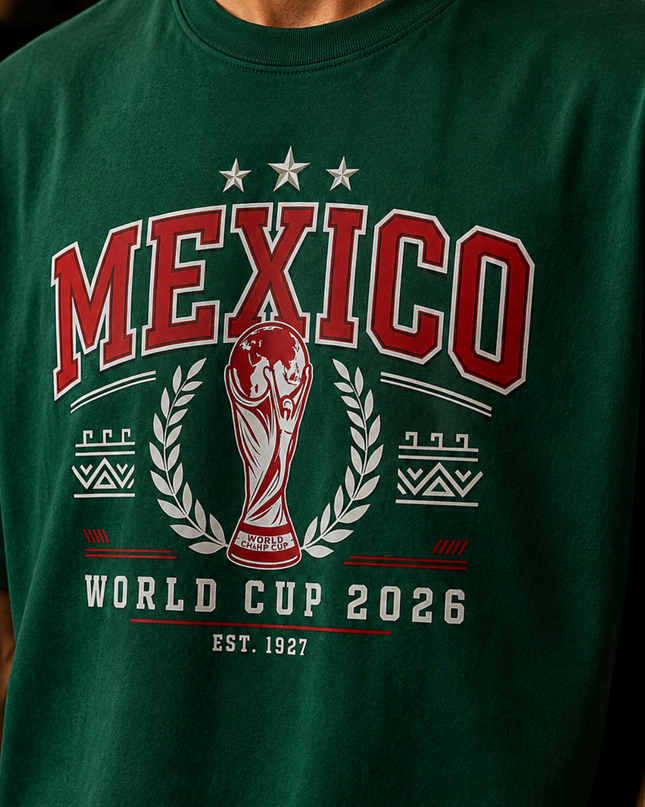 Mexico World Cup 2026 T-Shirt Green Lifestyle