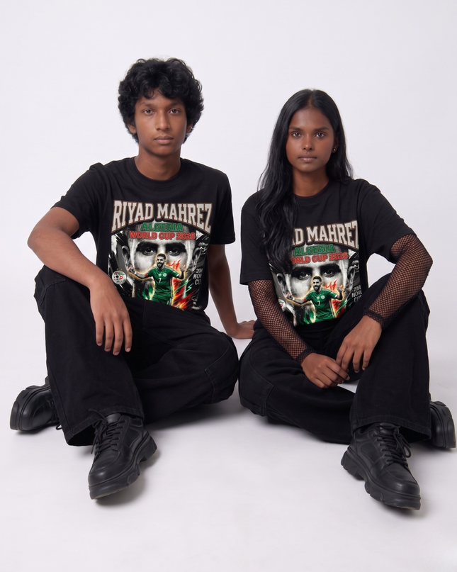 Algeria Riyad Mahrez #7 Soccer World Cup 2026 Unisex Fan T-Shirt