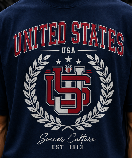 United States USA Soccer Culture Est. 1913 Unisex Fan T-Shirt