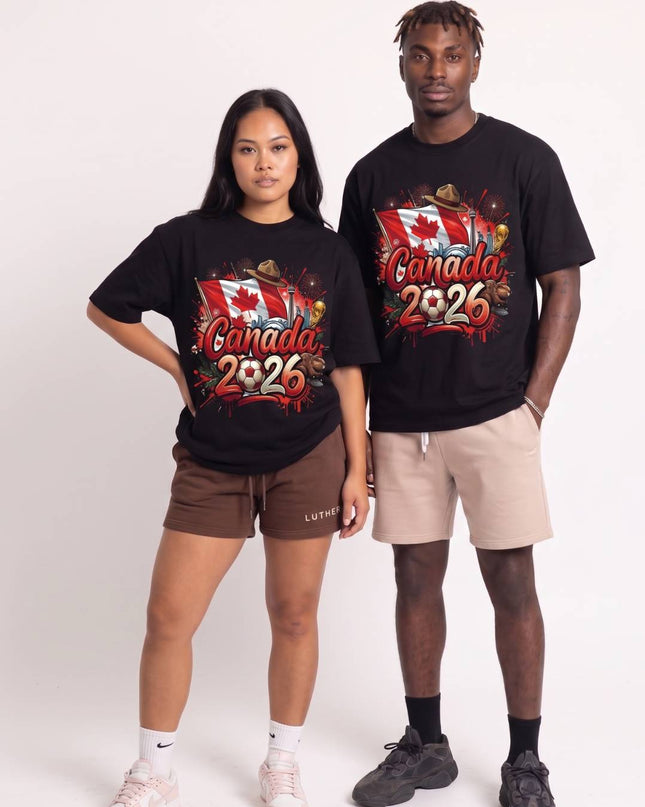 Canada 2026 Graffiti Fiesta Soccer World Cup Unisex Fan T-Shirt