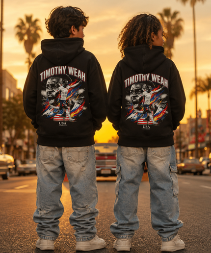 Timothy Weah #21 USA Kids Fan Hoodie