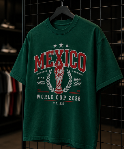 Mexico World Cup 2026 T-Shirt Green Front