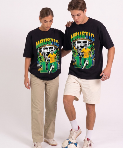 Ajdin Hrustic #10 Australia National Team Soccer World Cup 2026 Unisex Fan T-Shirt
