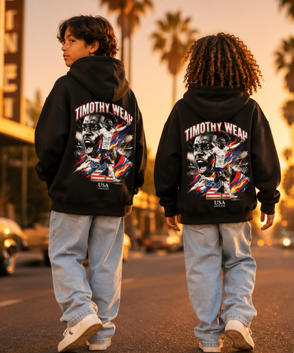 Timothy Weah #21 USA Kids Fan Hoodie
