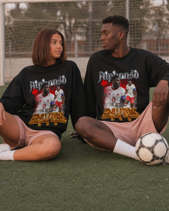 Alphonso Davies Canada 2026 Unisex Fan Crewneck