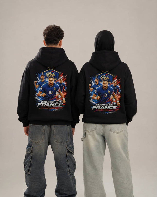 Equipe de France Coupe du Monde 2026 Team Action Unisex Fan Hoodie